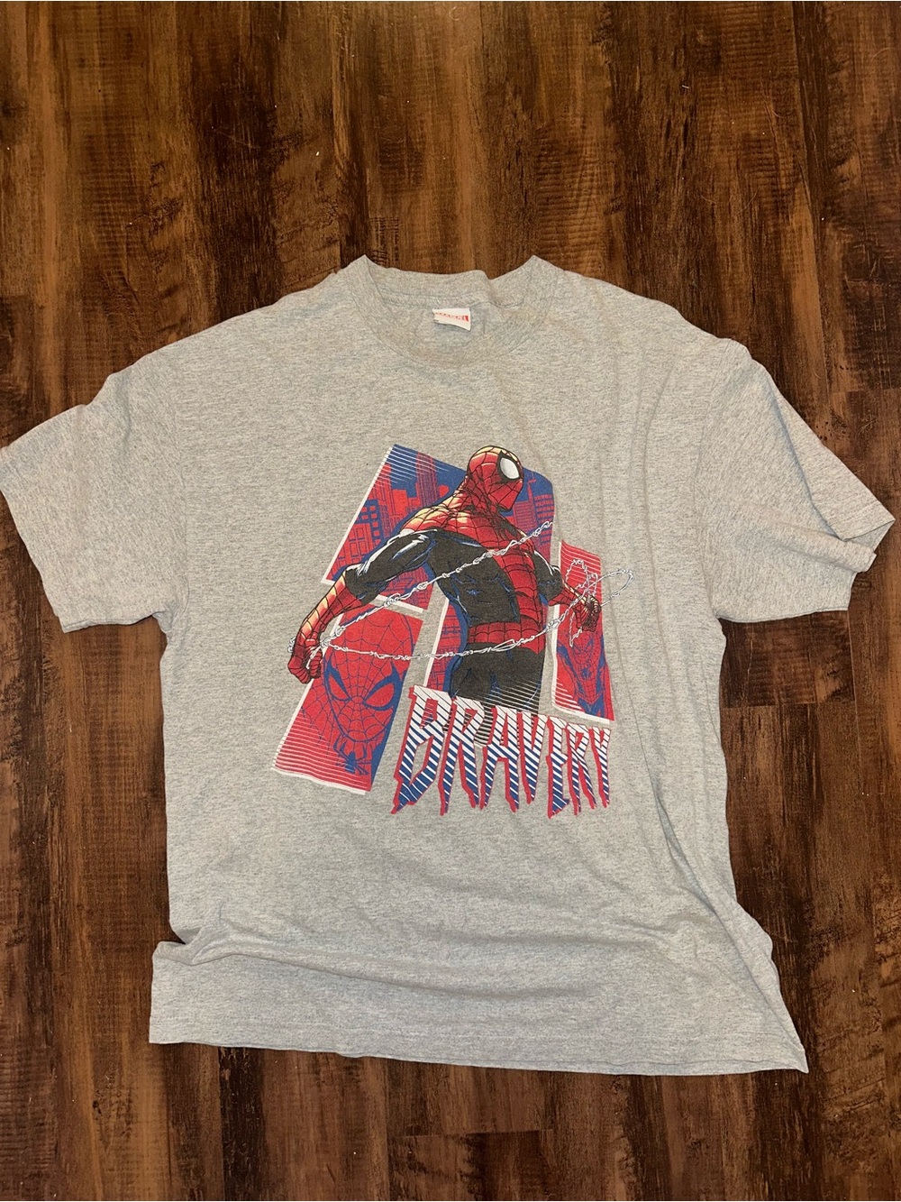 Vintage Marvel Gray Spider-Man Graphic Tee